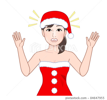 Woman doing santa cosplay Woman doing santa cosplay 84647955