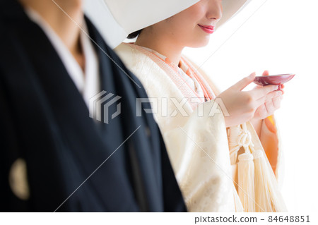 純白文金高島田 84648851