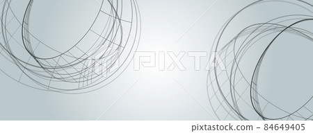 Abstract connect circles. Modern design template for concept design. Digital science technology concept. Vector illustration modern layout template design Abstract connect circles. Modern design template for concept design. Digital science technology concept. Vector illustration modern layout template design 84649405