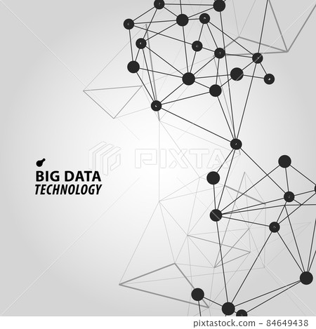 Modern vector illustration. Abstract tech background. White color background 84649438