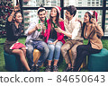 Celebration party of group office workers. 84650643