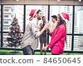 Couple at the party celebrations. 84650645