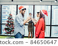 Couple in the party celebrations. 84650647