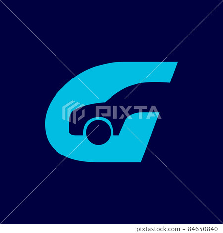 negative space car with initial G logo symbol icon vector graphic design illustration idea creative negative space car with initial G logo symbol icon vector graphic design illustration idea creative 84650840