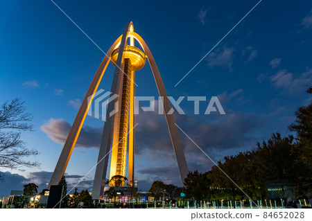 138 Tower Park, Ichinomiya City, Aichi Prefecture Illuminations and evening view of Kiso Sansen National Government Park 84652028