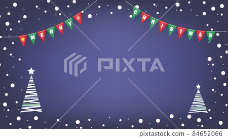 White snowy night background material, Merry White snowy night background material, Merry 84652066