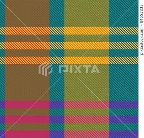 Rainbow Plaid Tartan Checkered Seamless Pattern Rainbow Plaid Tartan Checkered Seamless Pattern 84653833
