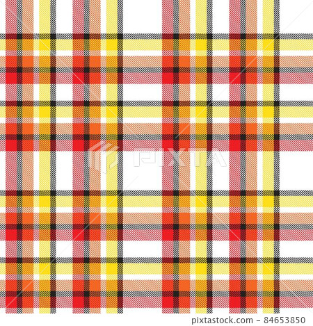 Rainbow Plaid Tartan Checkered Seamless Pattern 84653850