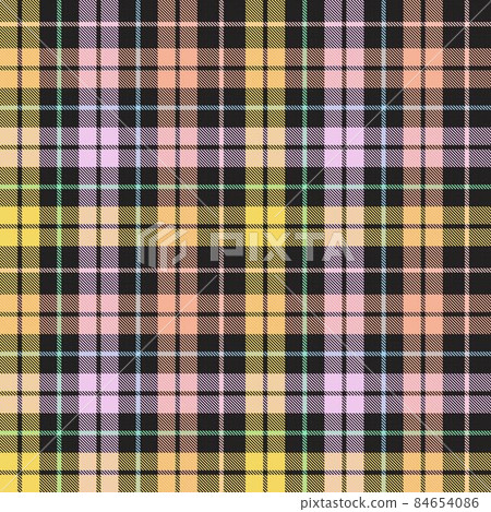 Rainbow Plaid Tartan Checkered Seamless Pattern Stock Illustration