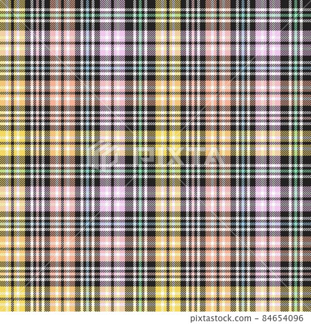Rainbow Plaid Tartan Checkered Seamless Pattern 84654096