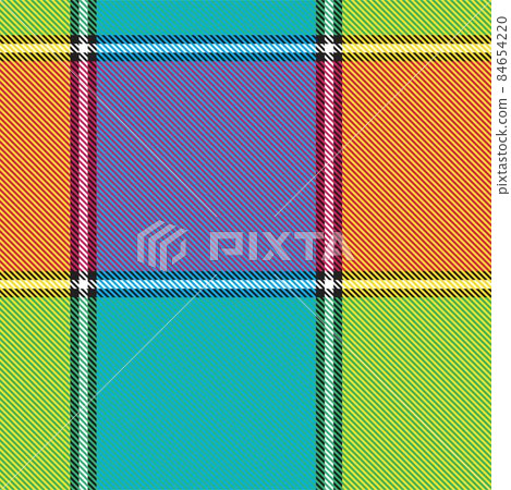Rainbow Plaid Tartan Checkered Seamless Pattern 84654220