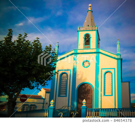 Exterior view to church, Angra do Heroismo, Terceira, Portugal Exterior view to church, Angra do Heroismo, Terceira, Portugal 84654378