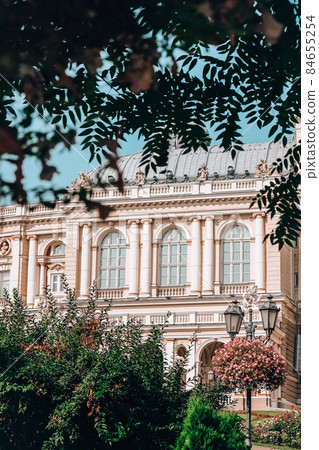 National Odessa National Academic Opera and Ballet Theatre. Architectural monument. Travel destination. Vacation Concept National Odessa National Academic Opera and Ballet Theatre. Architectural monument. Travel destination. Vacation Concept 84655254