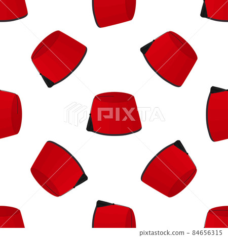 Illustration on theme pattern hats ottoman fez Illustration on theme pattern hats ottoman fez 84656315