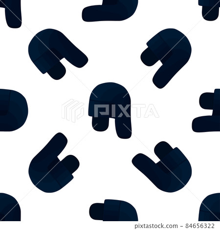 Illustration on theme pattern winter hats beanie Illustration on theme pattern winter hats beanie 84656322