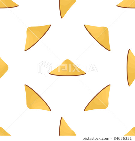 Illustration on theme pattern asian conical hats 84656331