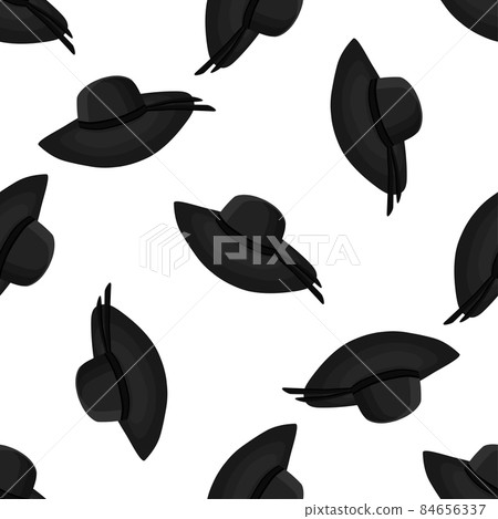 Illustration on theme pattern women sun hats 84656337