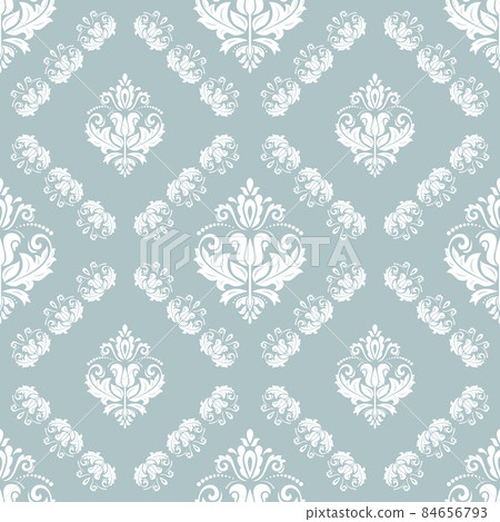 Classic Seamless Vector Fine Pattern With Arabesques 84656793