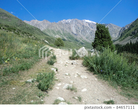 Ala Archa Nature Park hiking trail Ala Archa Nature Park hiking trail 84657111