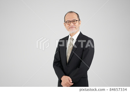 亞洲年長商人 84657334