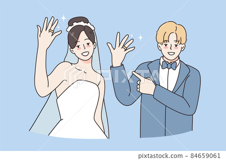 Wedding and marriage day concept. 84659061