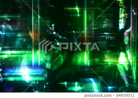 Digital image, colorful light on a black background 84659551