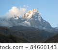 Matterhorn wrapped in clouds 84660143