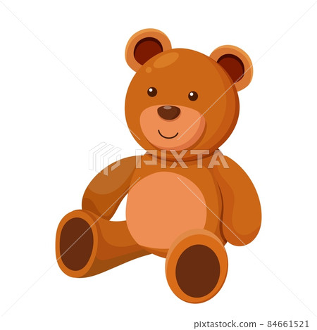 Teddy bear with red bow 84661521