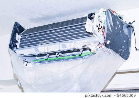 Air conditioner cleaning cleaning cleaning [image of general cleaning] 84663309