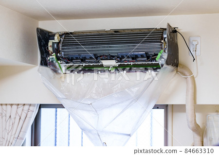 Air conditioner cleaning cleaning cleaning [image of general cleaning] 84663310