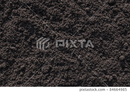 Soil texture background ,Black soil land for plant growth background. Top view Soil texture background ,Black soil land for plant growth background. Top view 84664985