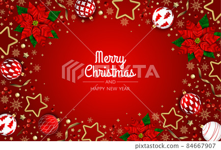 Merry Christmas sale banner template. Greeting card, banner, poster, header for website Merry Christmas sale banner template. Greeting card, banner, poster, header for website 84667907