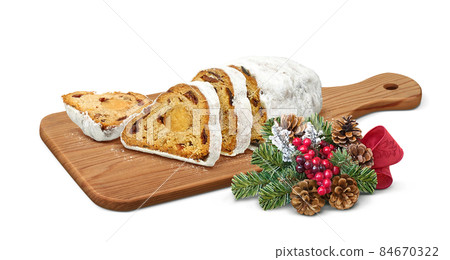 Stollen Christmas Illustration Real 1 84670322