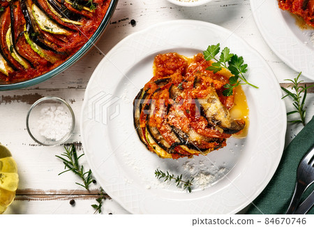 Tradininal french vegetable dish ratatouille Tradininal french vegetable dish ratatouille 84670746