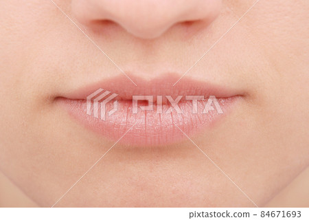 Perfect Lips. Sexy Girl Mouth close up Perfect Lips. Sexy Girl Mouth close up 84671693