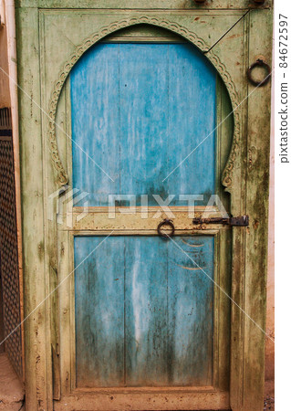 Detail of the Kasbah of Rissani in Morocco, Africa Detail of the Kasbah of Rissani in Morocco, Africa 84672597