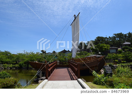 戰國船（北前船）日和山公園 日本遺產 84673969