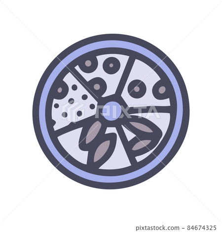fishing sinker weights color vector doodle simple icon fishing sinker weights color vector doodle simple icon 84674325