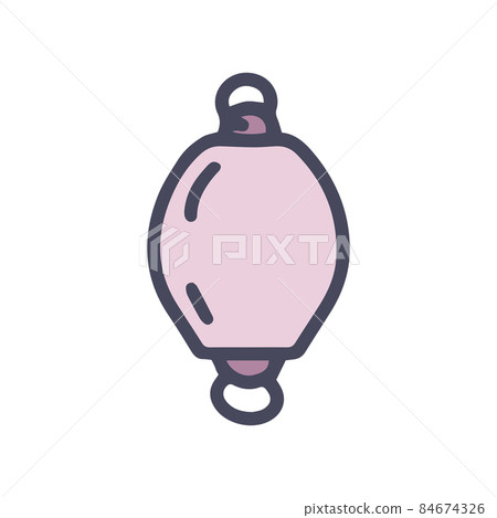 fishing sinker color vector doodle simple icon 84674326