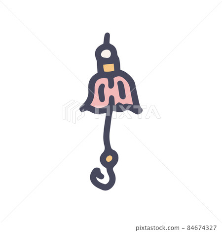 fly fishing lure color vector doodle simple icon fly fishing lure color vector doodle simple icon 84674327