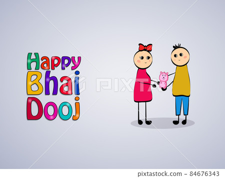 illustration of hindu festival bhai doojillustration of hindu festival bhai dooj 84676343