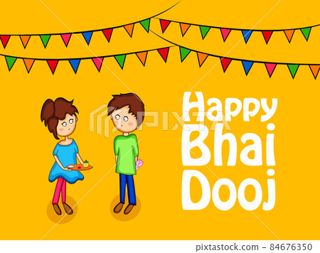 illustration of hindu festival bhai doojillustration of hindu festival bhai dooj 84676350