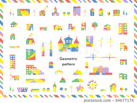 幾何圖案建築集 84677174