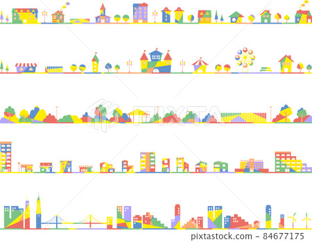 幾何圖案城市景觀集 84677175