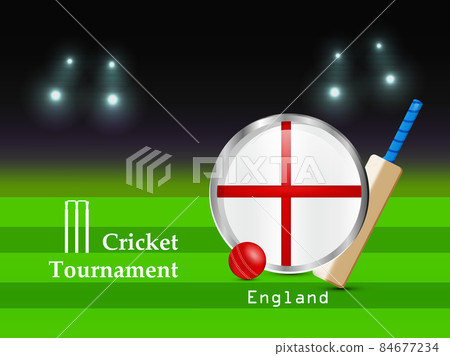illustration of Cricket Sport Background 84677234