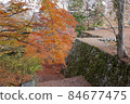 Autumn leaves of Takatori Castle Toe 84677475