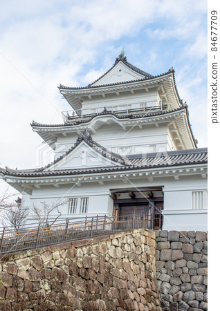 Odawara Castle castle tower in the morning Odawara Castle castle tower in the morning 84677709