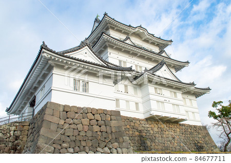 Odawara Castle castle tower in the morning Odawara Castle castle tower in the morning 84677711
