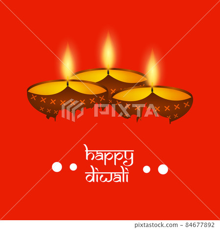 illustration of hindu festival Diwali illustration of hindu festival Diwali 84677892