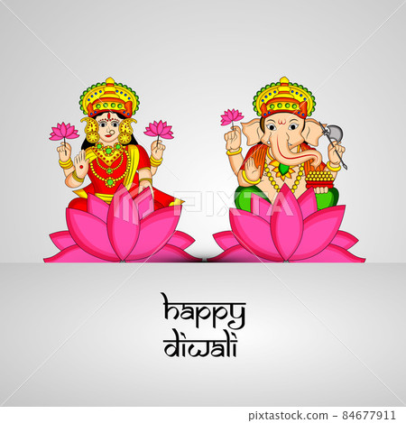 illustration of hindu festival Diwali illustration of hindu festival Diwali 84677911